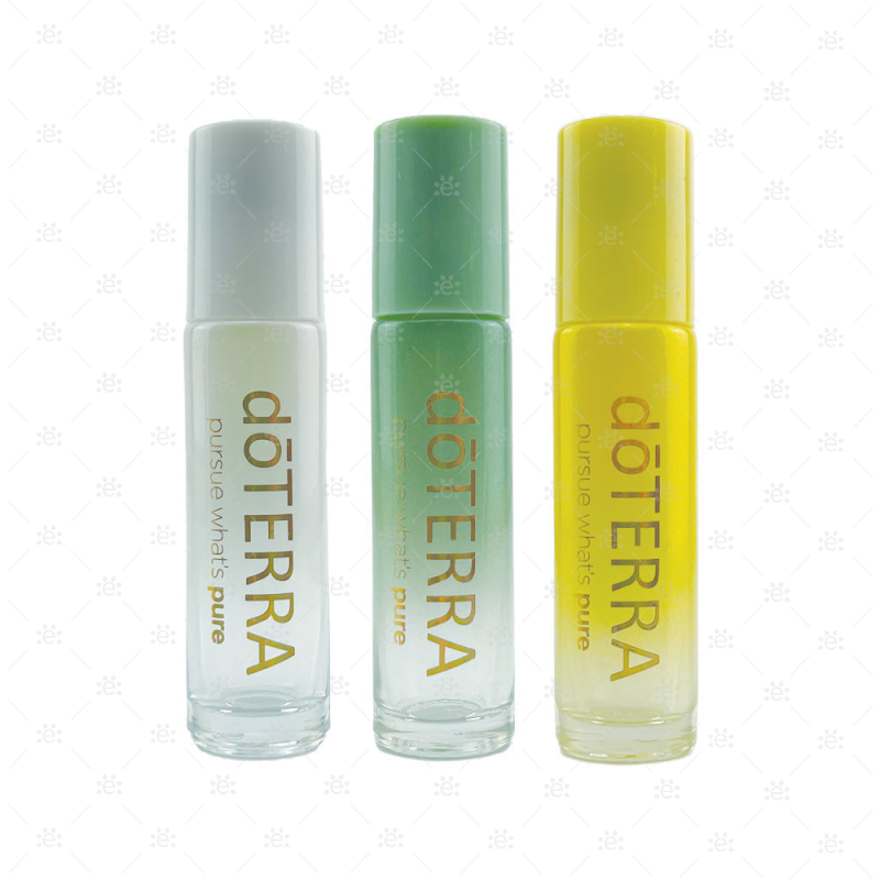 10Ml Dterra Spring Roller Bottle Set (3Pk) Glass