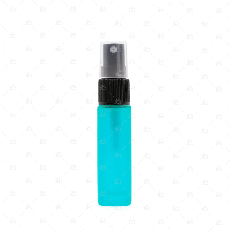 10Ml Teal Deluxe Frosted Glass Spray Bottle (5 Pack)