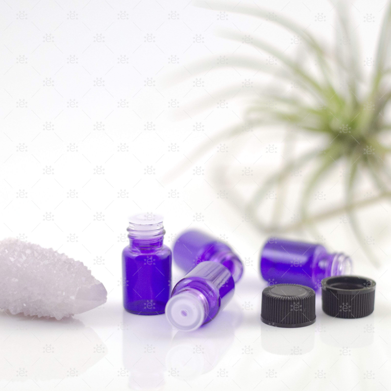 5/8 (2Ml) Dram Purple Sample Vial Bottles (Pack Of 144) Glass Roller Bottle