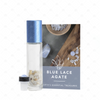 Blue Lace Agate Gemstone Roller Bottle Set