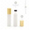 Deluxe Matte 10ml White Roller Bottles with Gold Metallic Caps & Premium Rollers (5 pack)