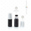 Deluxe Matte 5ml Black Roller Bottles with Pewter Metallic Caps & Premium Rollers (5 pack)