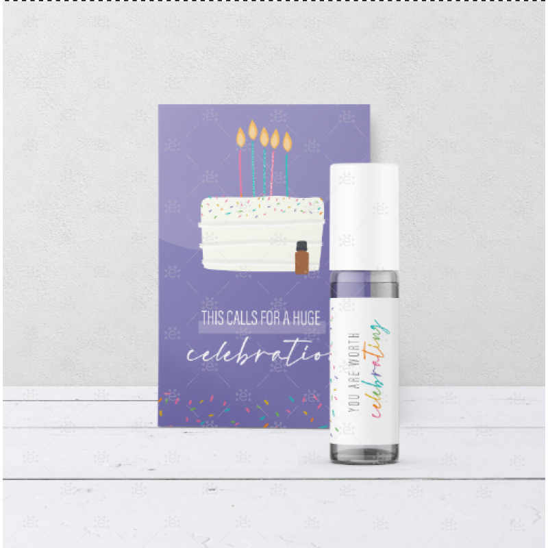 Happy Birthday - You’re Awesome! Glass Roller Bottle