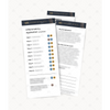 Inflammatory Application Pass-A-Long Card - single card