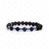 Justin : Mens Lapis Lazuli & Lava Diffuser Bracelet