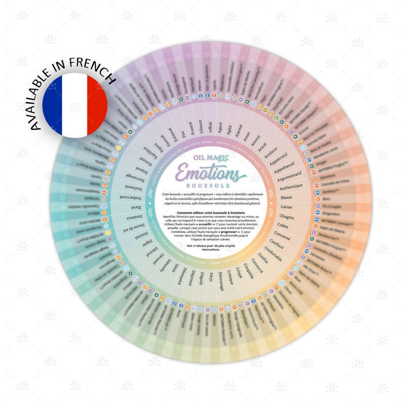 Oil Magic Emotions Compass - FRENCH Printed Material