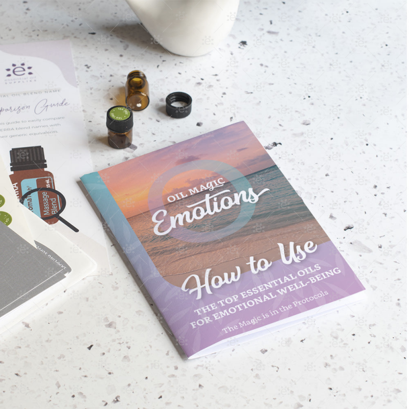 Oil Magic Emotions: How To Use The Top Essential Oils (Single) Rack Cards