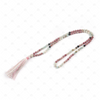 Poppy : Amazonite & Rhodochrosite Tassel Diffuser Necklace