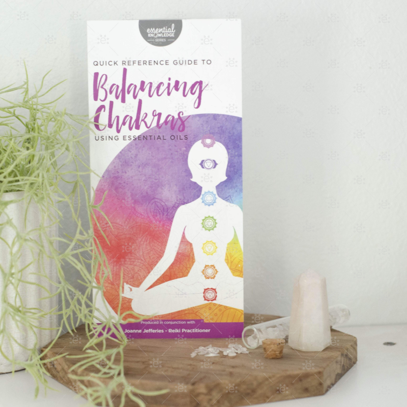 Essential Knowledge Series - Quick Reference Guide To Balancing Chakras Using Oils Rack Card (25