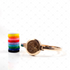 Saffron : Rose Steel Tree Diffuser Locket Bangle