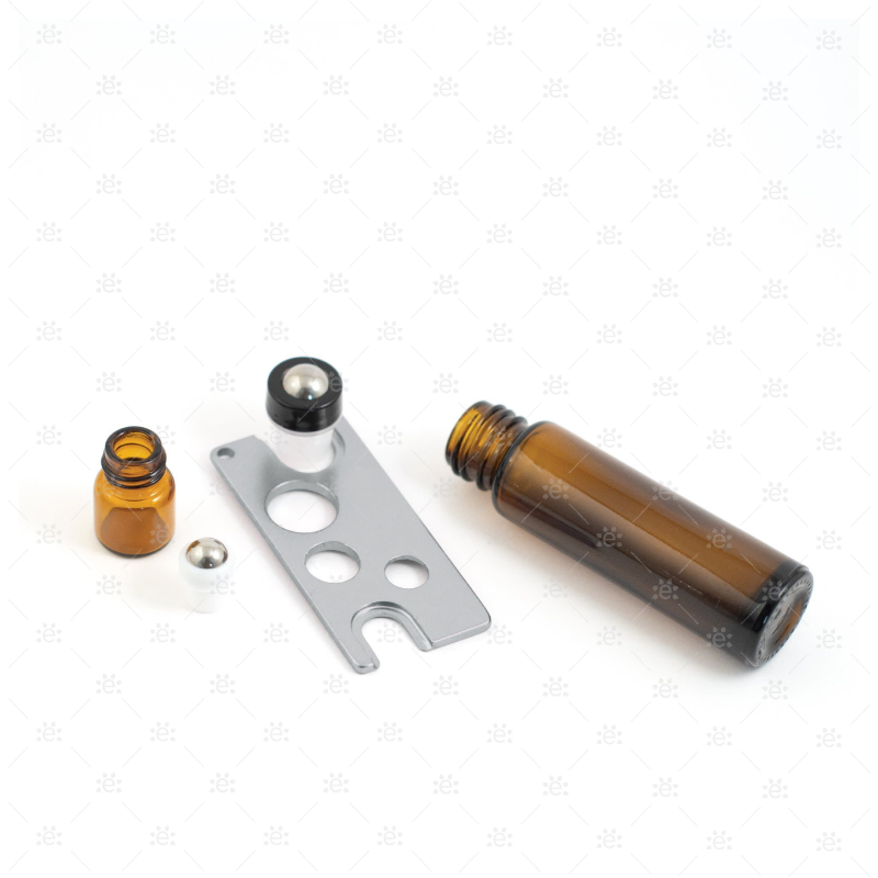 Silver - Premium Metal Essential Oil Key Accessories & Caps