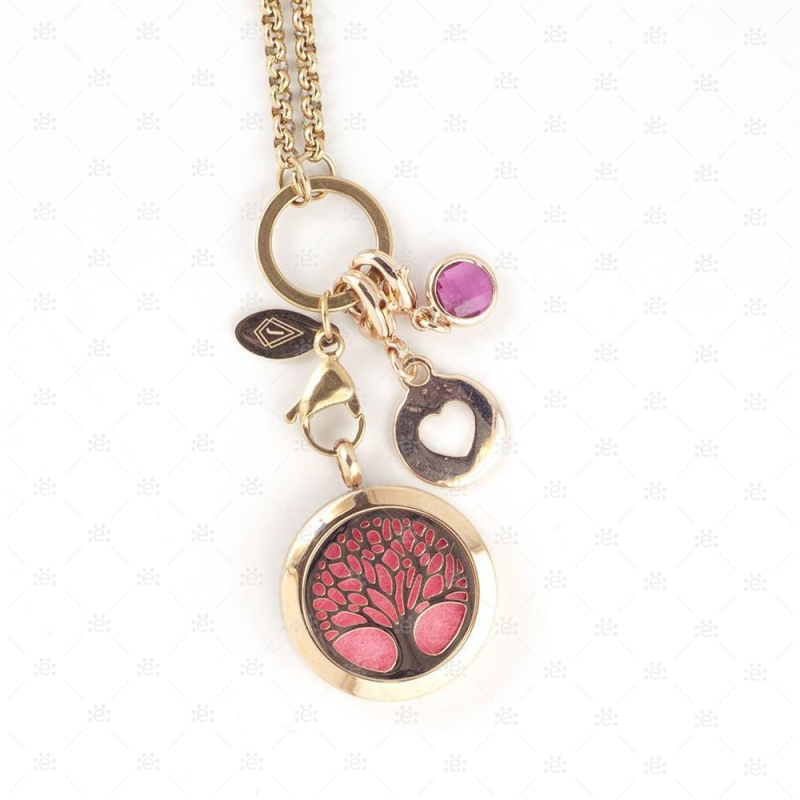 Tilly:  Tree Diffuser Locket Necklace (Rose Gold) Jewellery