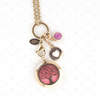 Tilly : Tree Diffuser Locket Necklace (Rose Gold)