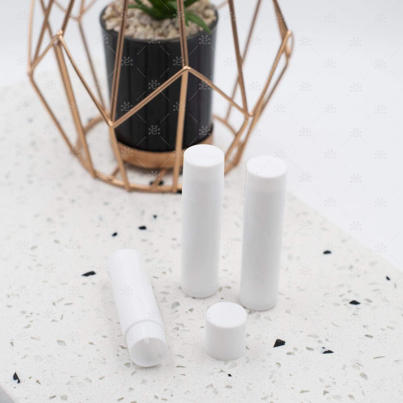 White Lip Balm Dispensers (5 Pack) Plastics/containers