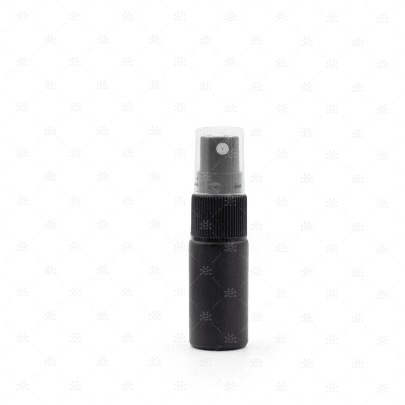 5Ml Black Matte Deluxe Glass Spray Bottle (5 Pack)