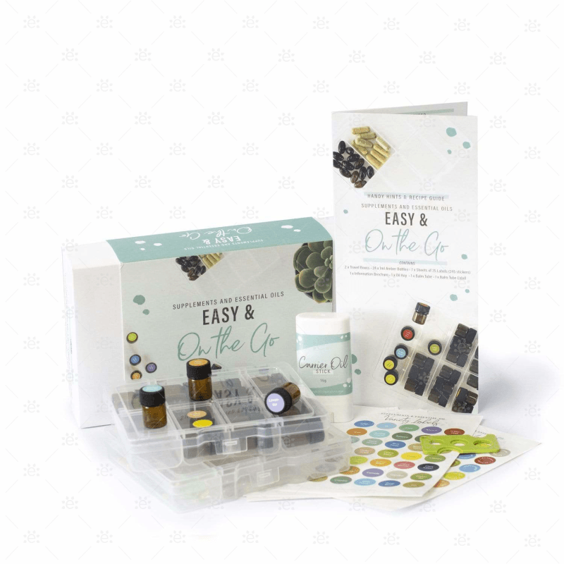Supplements & Essential Oils Easy And On-The-Go Travel Set Diy Kits