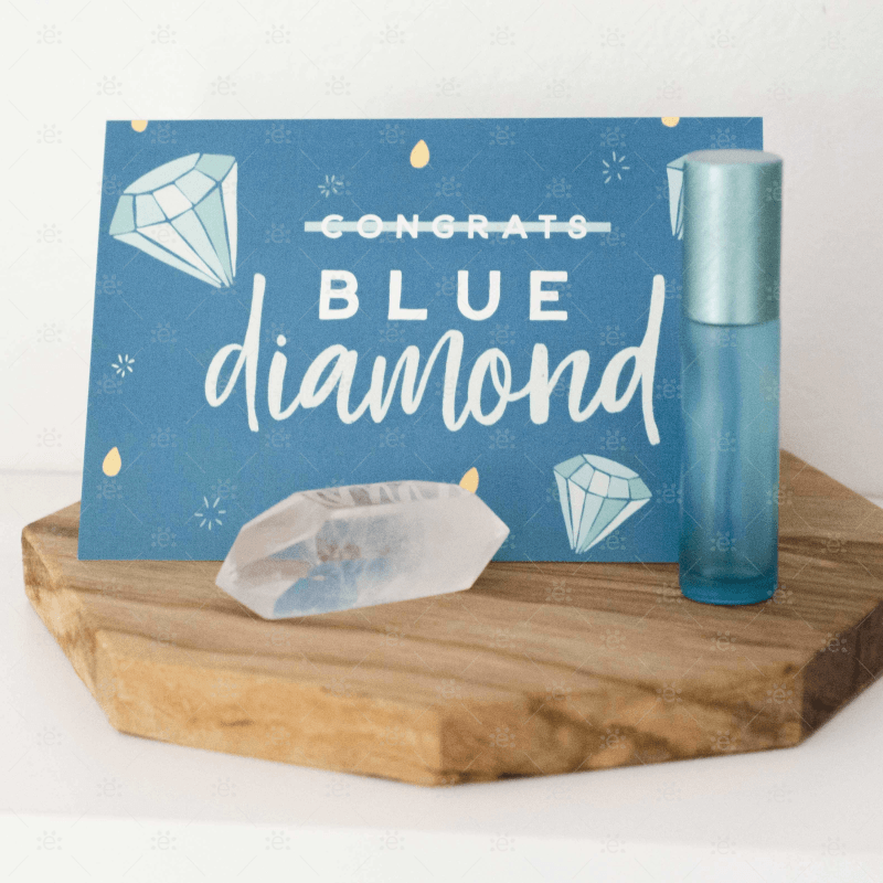 Youre Essential Rank Recognition Card - Blue Diamond